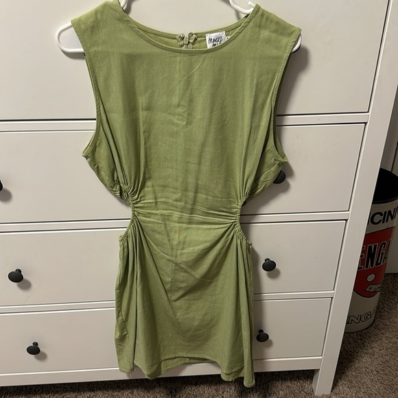 Princess Polly Mayzie Mini Dress Green - Picture 2 of 4